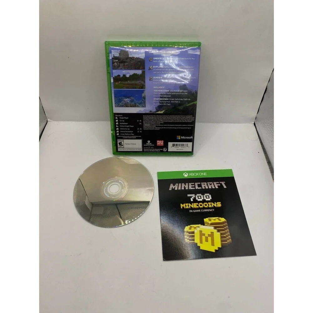 Minecraft Video Game (Microsoft Xbox One, 2018) Starter Pack (bedrock Edition)